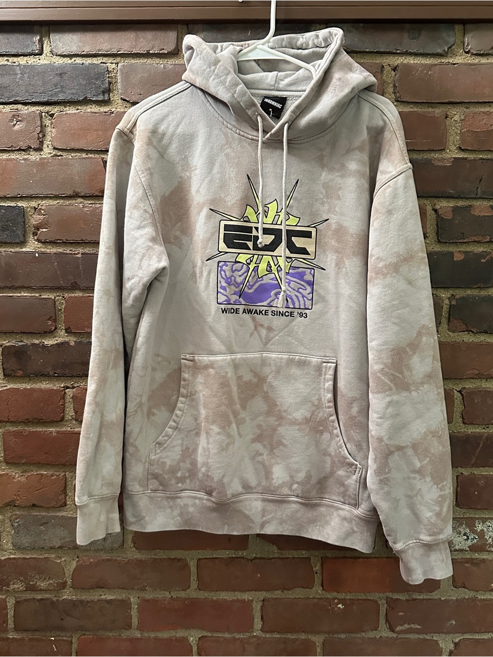 Insomniac EDC Wide Awake Since '93 Pullover Hoodie -Medium